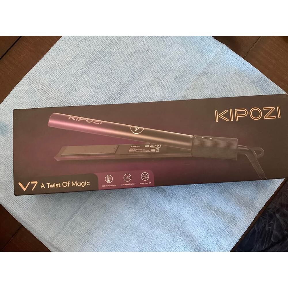 New KIPOZI V7 Hair Straightener – Never Used, new in box.